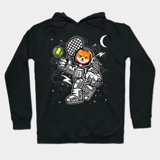 Astronaut Tennis Shiba Inu Coin To The Moon Shib Army Crypto Token Cryptocurrency Blockchain Wallet Birthday Gift For Men Women Kids Hoodie